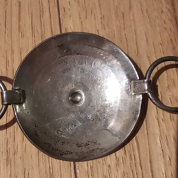 vintage sterling silver concho link Native American belt by Leonard Maloney - Picture 6 of 7